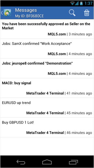 Metatrader 4 Android Push Notifications Metaquotes About