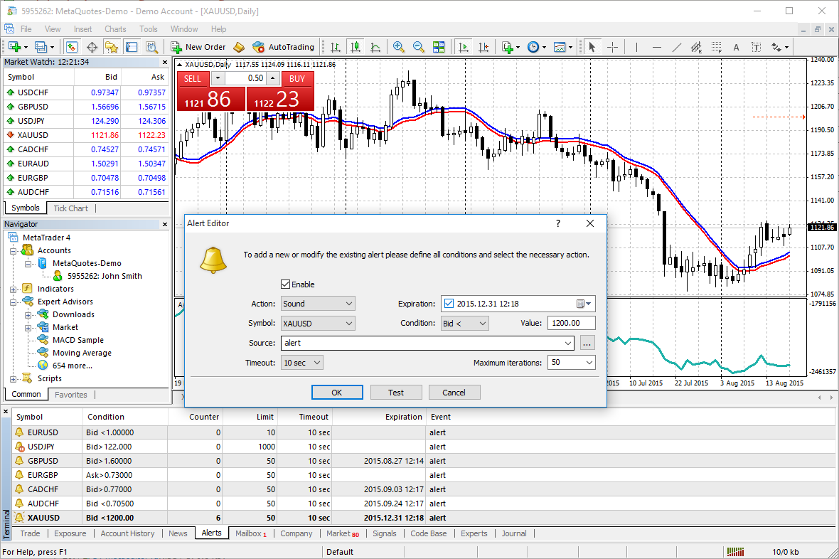 Metatrader 4 Forex Trading Platform - 