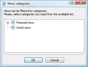 News categories